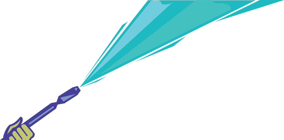 Pressure Washing - Power Washing Wand Clip Art (1200x592), Png Download