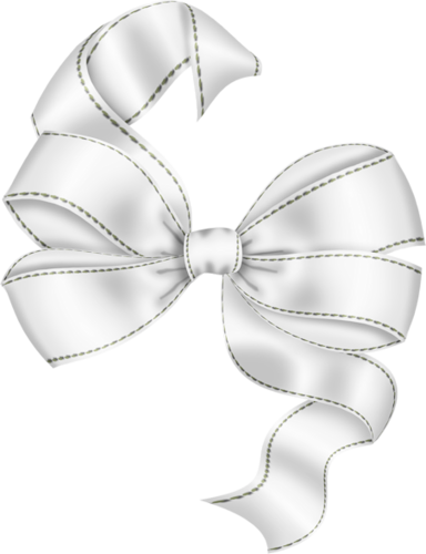 Bow Clipart, Ribbon Bows, Ribbon Png, Applique, Illustration, - Silver Christmas Bow Clipart (384x500), Png Download