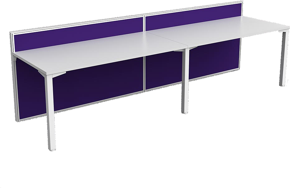 2 Person Single Side 900h Screen Hung Avenger Desk - Outdoor Bench (935x935), Png Download