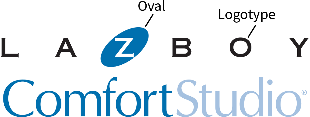 The La Z Boy Comfort Studio Logo Consists Of Two Elements - Lazy Boy Comfort Studio (1000x378), Png Download