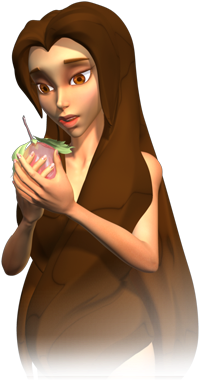 Eve - Superbook Eve (350x420), Png Download