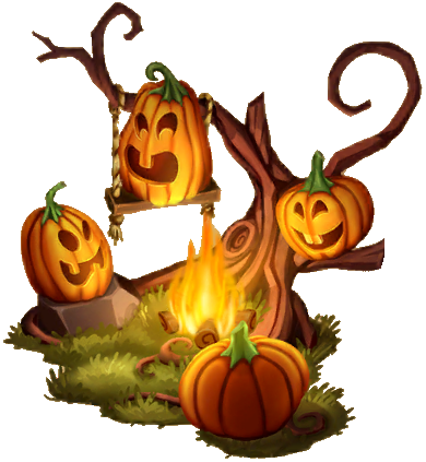 Pumpkin Party - Wiki (390x423), Png Download