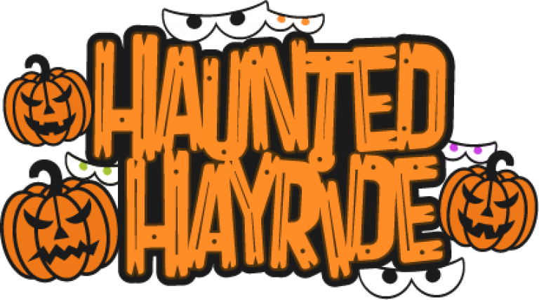 Haunted Hayride Psa - Haunted Hayride Clipart (768x428), Png Download