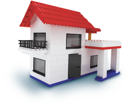 Anterior Siguiente - Construcciones De Casas Png (487x386), Png Download