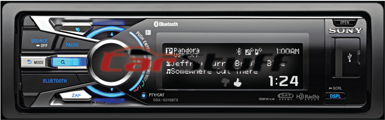 Sony Dsx-s310btx Digital Receiver (793x661), Png Download