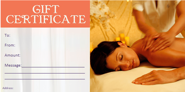 A Collection Of Awesome Products - Printable Massage Voucher Template (750x750), Png Download