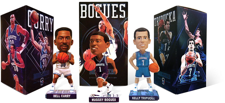Charlotte Hornets Bobblehead (1000x450), Png Download