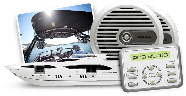 Boat Stereo Systems - Pioneer Cd Mr80d Marine Cd Receiver Remote Control (649x335), Png Download