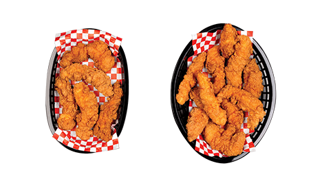 Boneless Chicken Strips Piece - Chicken (530x303), Png Download