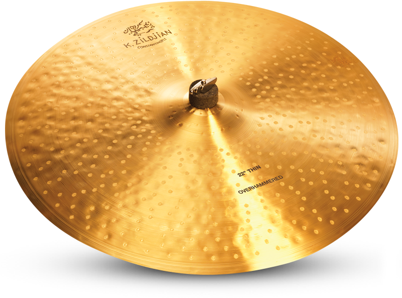 22 K Zildjian Constantinople Thin Rides Overhammered - Zildjian 22" K Constantinople Thin Ride Over Hammmered (800x800), Png Download