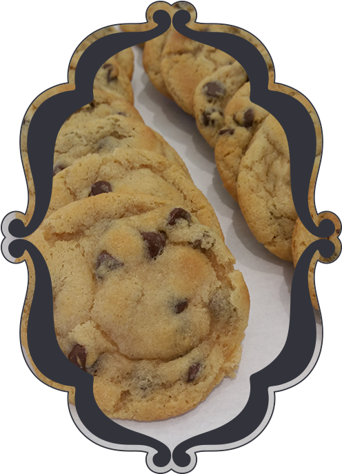 Bulk Candy, Chocolates, Taffy Pastries, Fresh Baked - Chocolate Chip Cookie (506x697), Png Download