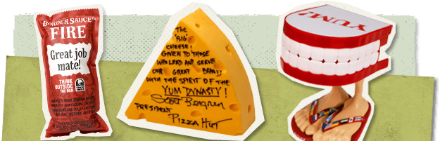 Hundreds Of Yum China Employees Doing The Yum Cheer - Cheesecake (640x200), Png Download