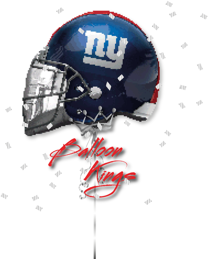 Giants Helmet - New York Giants 50cm Mylar Balloon (1280x1280), Png Download