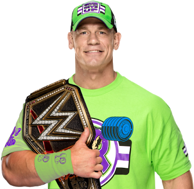 Wwe World Champion - Wwe John Cena 2018 (400x385), Png Download