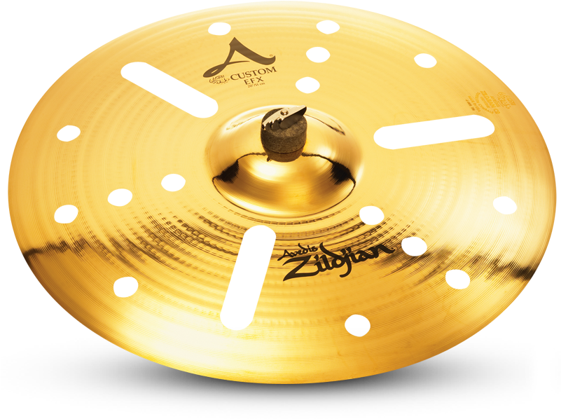 This Special Effects Crash Cymbal Has A Unique Set - Zildjian 20" A Custom Efx Crash Cymbal (800x800), Png Download