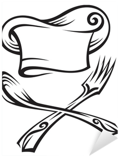 Chef Hat Spoon And Fork (400x400), Png Download