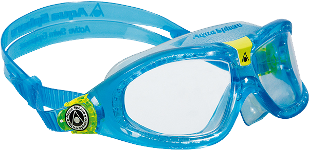 Aqua Sphere Seal Kid 2 Swim Goggle - Aqua Sphere Seal 2 Kids Swimming Mask - Clear Lens (600x600), Png Download