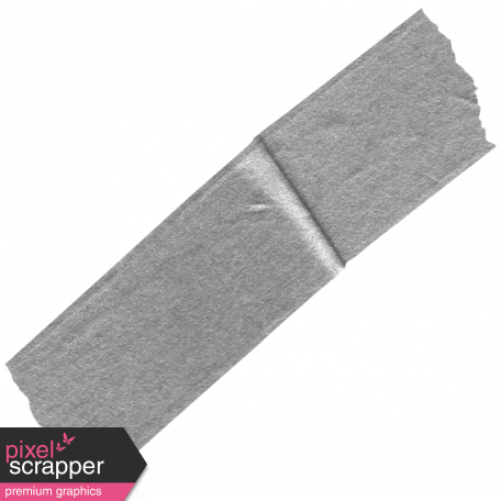 Washi Tape Template - Silver Washi Tape Transparent (456x456), Png Download