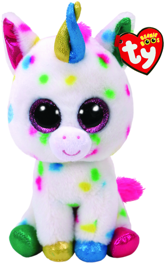 Ty Beanie Boos Harmonie Unicorn - Unicorn Sticker Book Usborne (584x900), Png Download