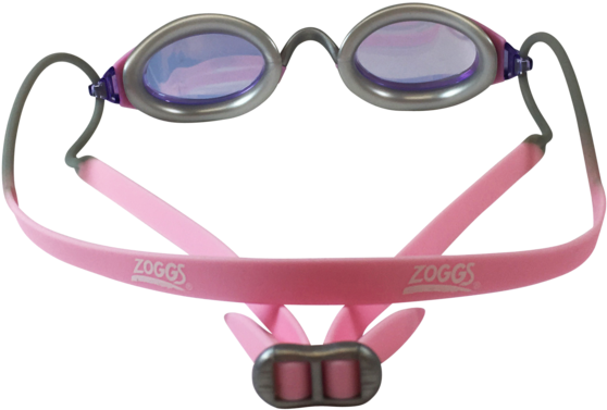 Zoggs Podium Pink Swim Goggles Zoggs Podium Pink Swim - Transparent Material (600x409), Png Download