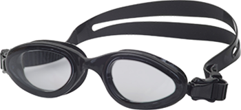 Zleader Omega Swim Goggle - Leader Omega Goggle, Clear/black, Os (350x160), Png Download