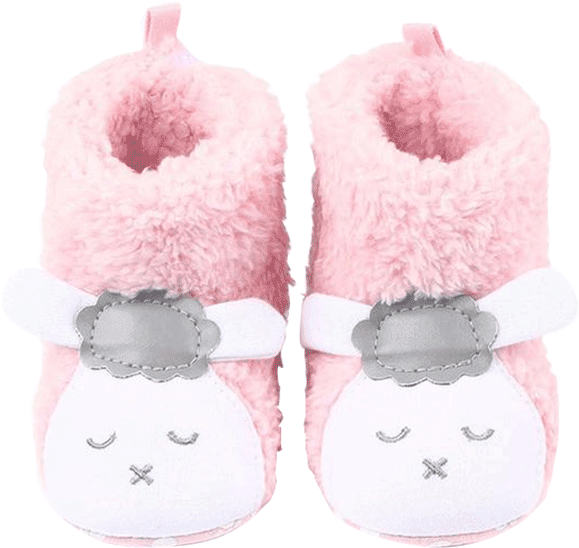 Petite Bello Booties Pink / 0-6 Months Baby Sheep Boots - Slipper (600x600), Png Download
