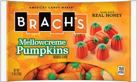Brach's Mellowcreme Pumpkins Candy - Brach's Candy Corn 11 Oz (500x500), Png Download
