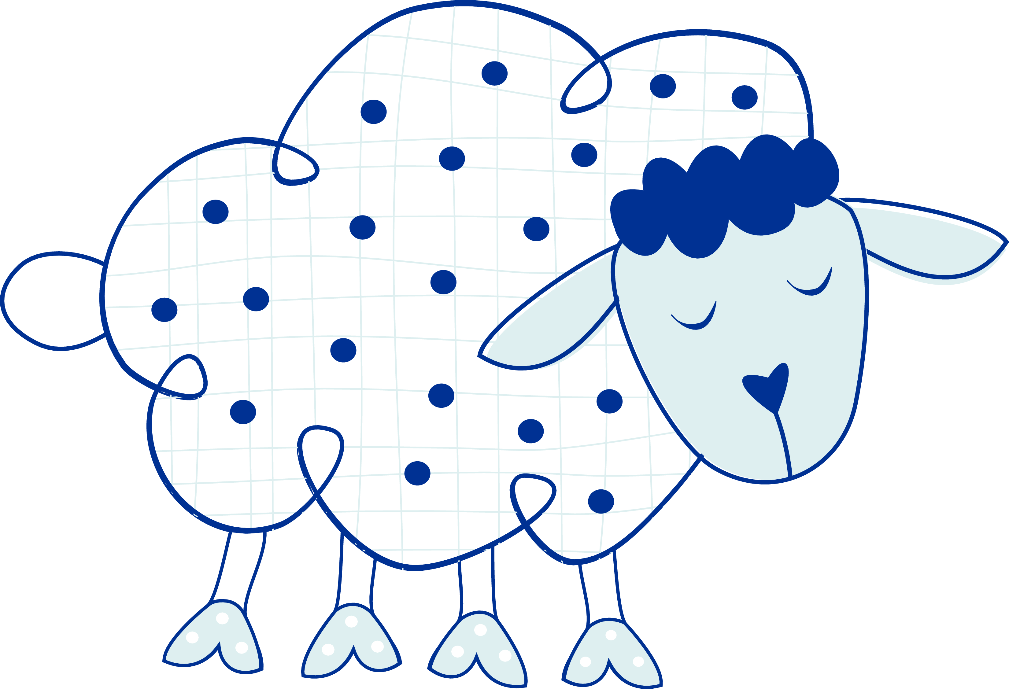 Baby Sheep Clipart - Clip Art (3300x2254), Png Download