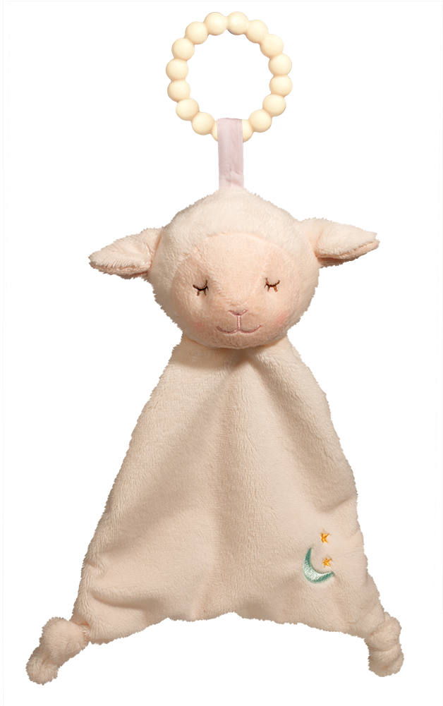 Douglas Baby Lamb Teether Blankie - Lamb Teether - Baby Stuffed Animals By Douglas Cuddle (1000x1000), Png Download