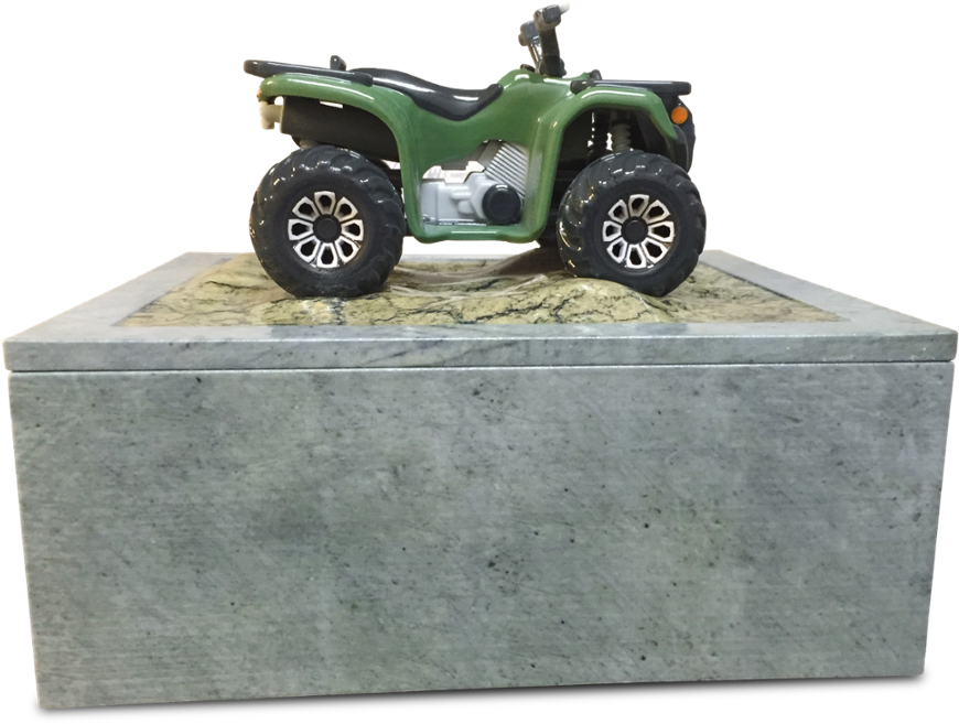 3d Cremation Urn - All-terrain Vehicle (1000x750), Png Download