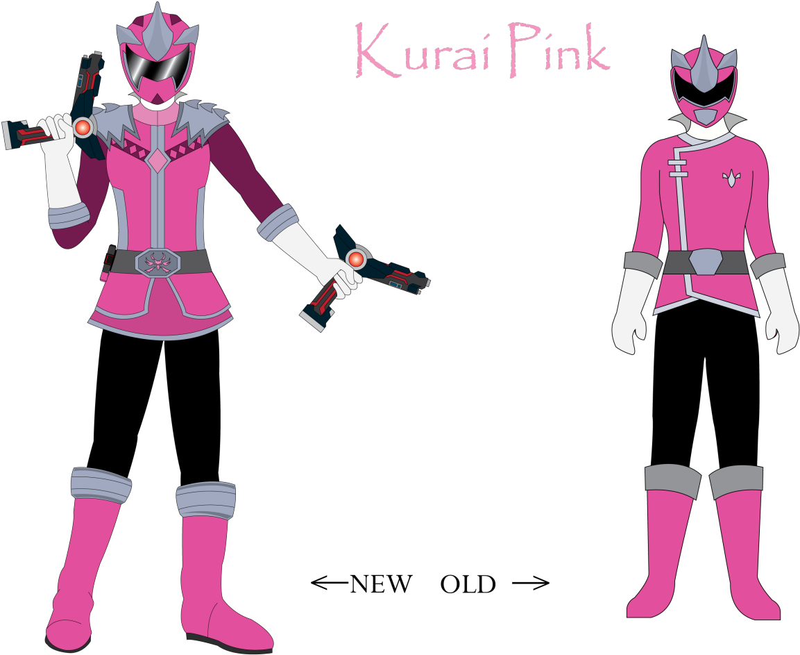 As A Die Hard Power Ranger Fangirl, Kurai Pink Is The - Pink (1280x969), Png Download