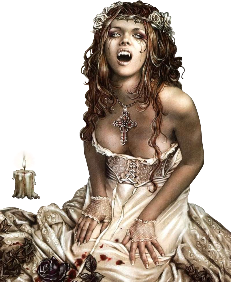 Vampire - Victoria Frances Vampire Girl (800x1001), Png Download