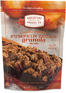 Limited Edition Pumpkin Pecan Granola - Creative Snacks Co. Limited Edition Pumpkin Pecan Granola (405x390), Png Download