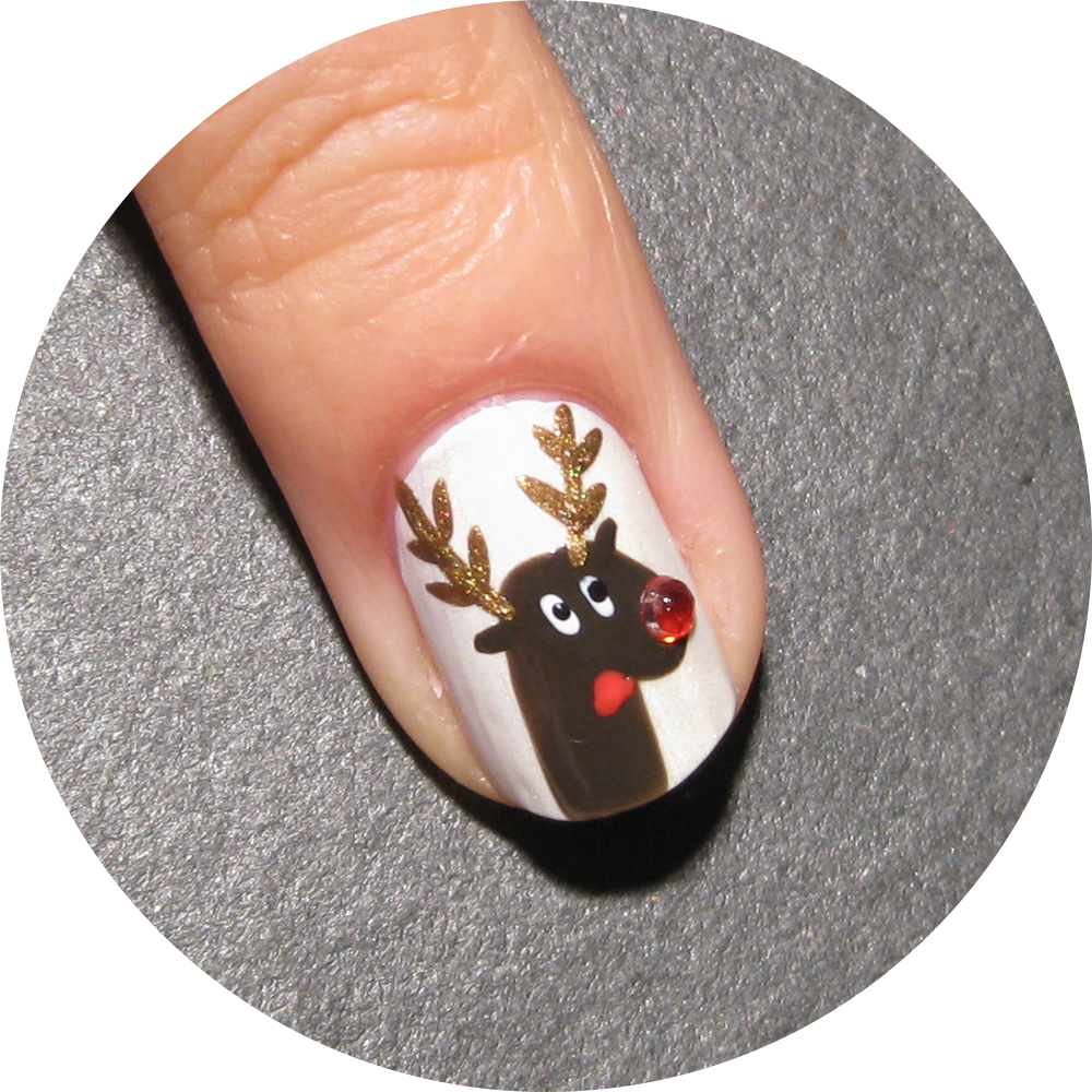 On The Rest Of My Nails I'm Wearing China Glaze Ingrid - Reindeer (1000x1000), Png Download