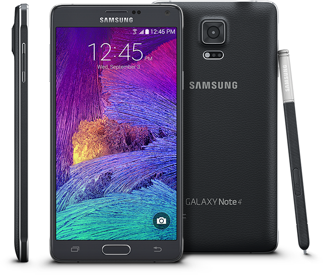 Note4-black - Samsung Note 4 Price In Sri Lanka (650x560), Png Download
