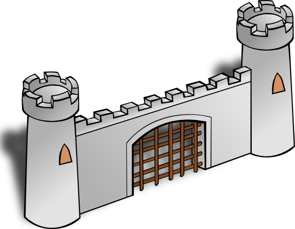 Open Gate Clipart - Gate Clip Art (600x466), Png Download