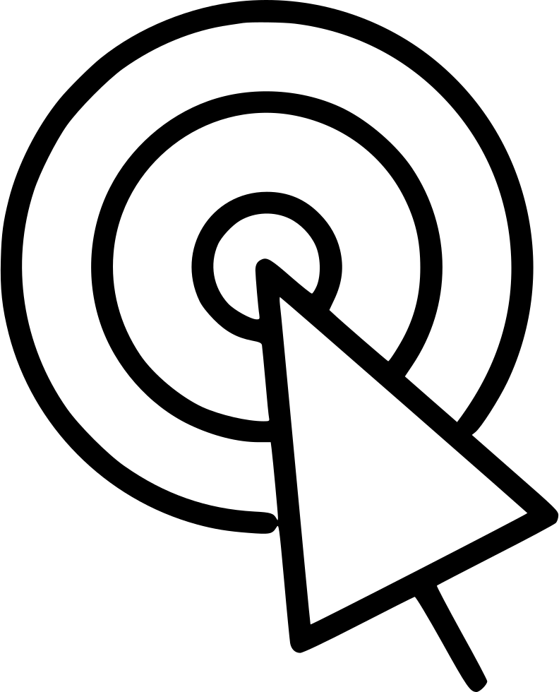 Bullseye Cursor Click - Graphic Design (792x980), Png Download