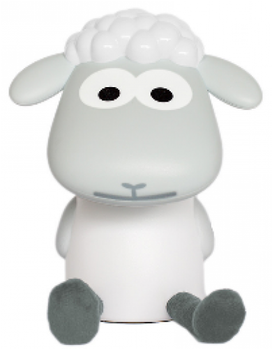 Zazu Fin The Sheep Reading Light Grey - Zazu Reading Light Fin - Pink (500x500), Png Download