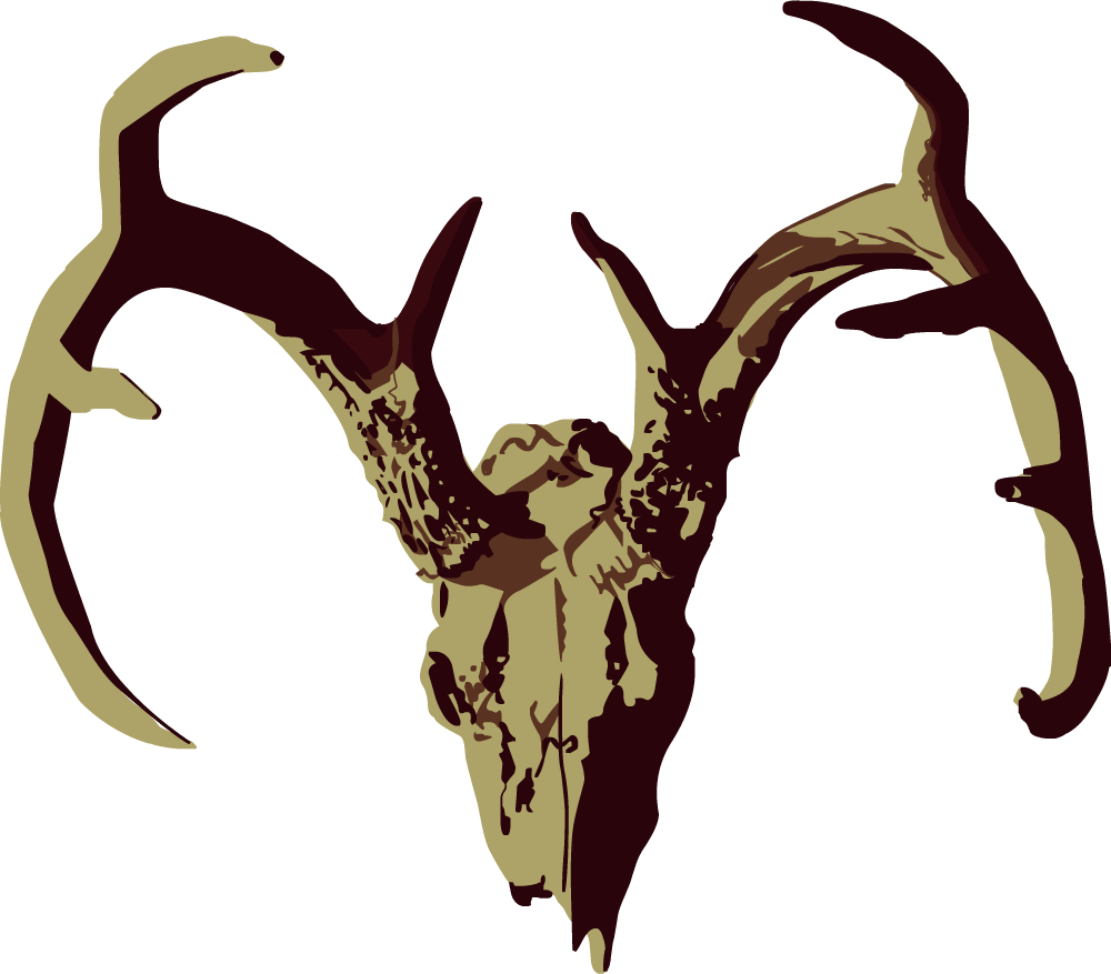 Reindeer Antlers Png Displaying 18> - Drawing (1000x877), Png Download