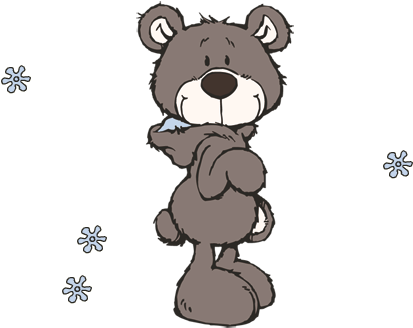 Nici Bear (500x333), Png Download