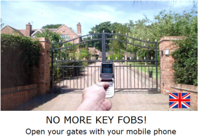 False Gsm Electric Gate Opener - 240v Version (400x400), Png Download