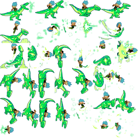Ch64 Horse - Cookie Run Dinosaur Cookie (480x480), Png Download