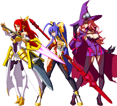 Leave A Comment - Blazblue Cross Tag Battle Nine The Phantom (498x498), Png Download