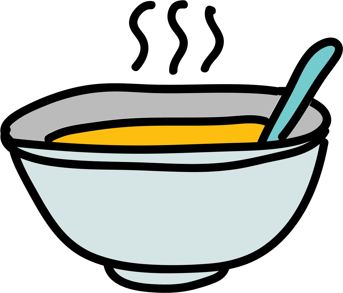 Soup Plate Icon - Plato De Sopa Png (1600x1600), Png Download