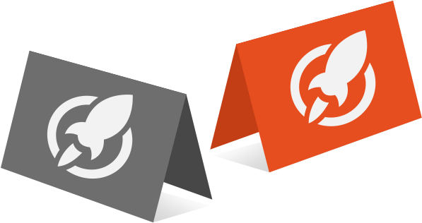 Folded Postcards - Folded Business Card Icon (656x448), Png Download