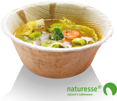 50mm - Ø 155mm - 400cc - Soup Bowl - Miska Z Palmoveho Listu (500x500), Png Download