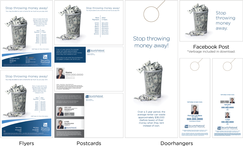 Rent Vs Own Money Landing Page Images - Securitynational Mortgage (1024x616), Png Download