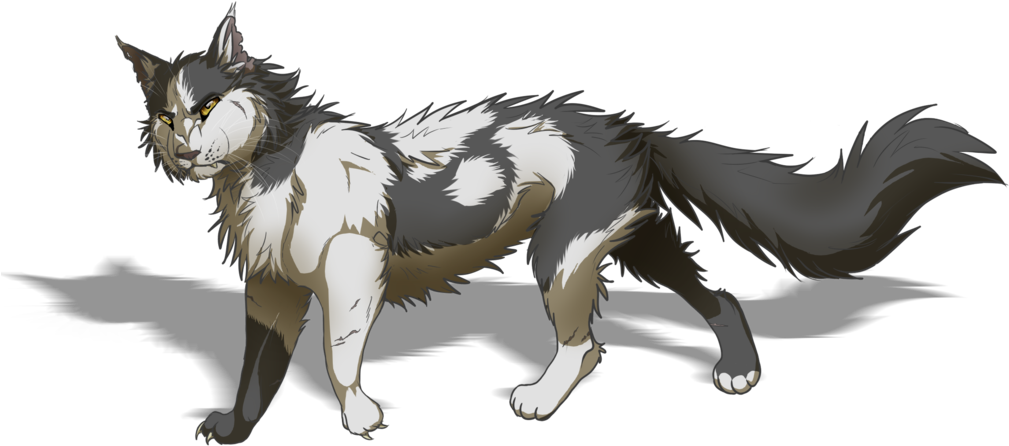 Thistlclaw Dark Forest - Warrior Cats Firestar X Spottedleaf Lemon (1024x608), Png Download