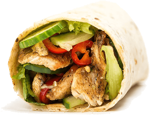 Chipotle Chicken - Wrap Roti (600x600), Png Download