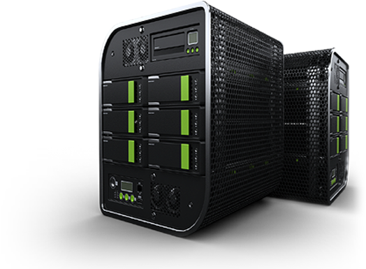 Web Hosting Slider Arrow - Dedicated Server Transparent Images Hd (550x500), Png Download